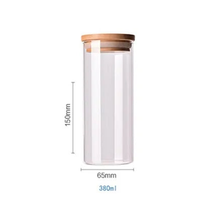 Bamboe Glazen Containers