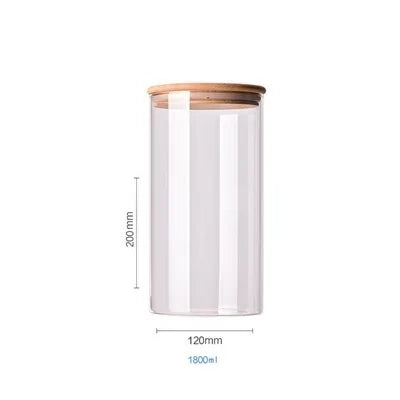 Bamboe Glazen Containers
