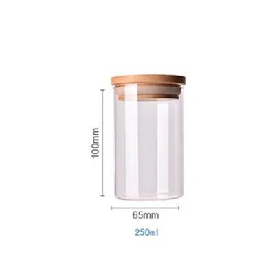 Bamboe Glazen Containers