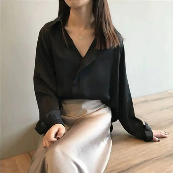 Chic V-Hals Blouse